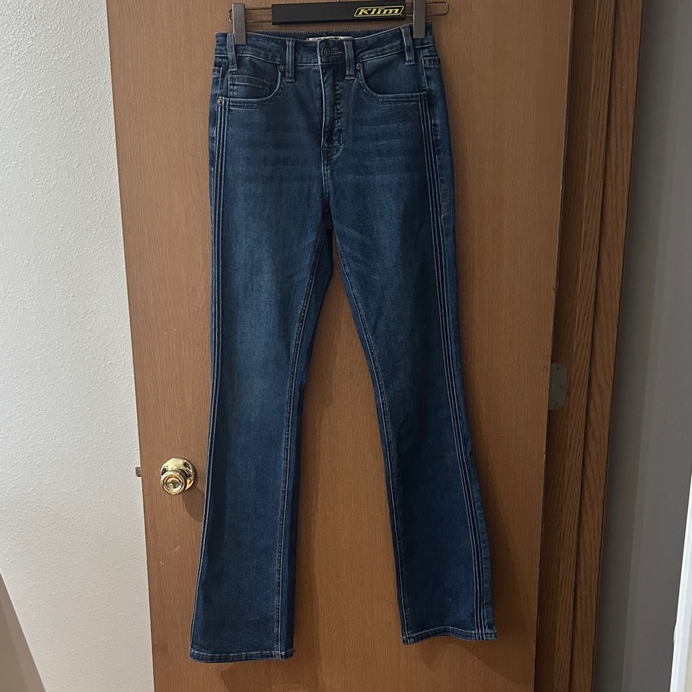 Women’s Dark Blue Boot Cut Jeans - Brand Unspecified